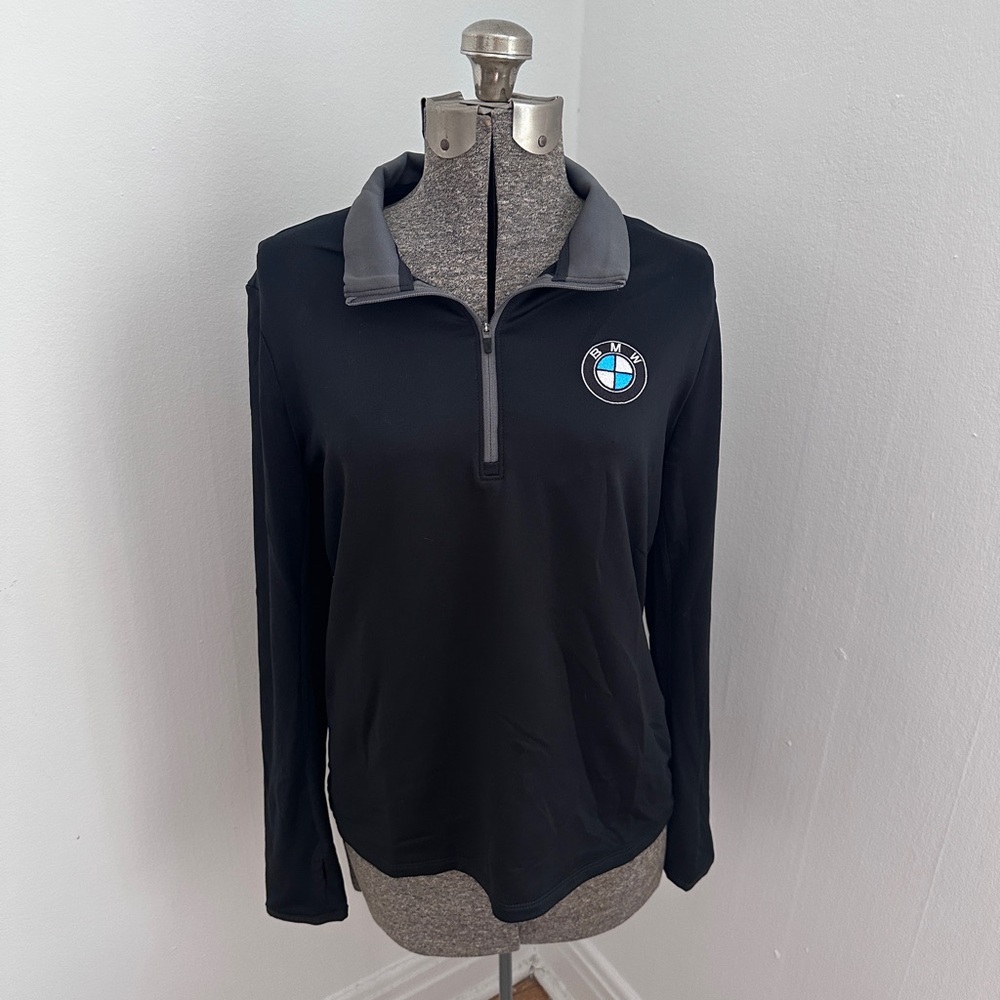 BMW Black Quarter-Zip Pullover - Picture 4 of 6